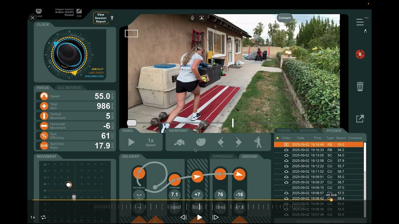 PitchLogic Softball (Roster and Zoom Features)