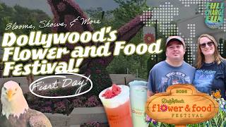 Dollywood's Flower and Food Festival 2026 First Day! Blooms, Shows, Coasters and More Vlog