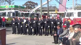 Lindenhurst Fire Department Ladder Truck 1-6-4 Dedication Ceremony.