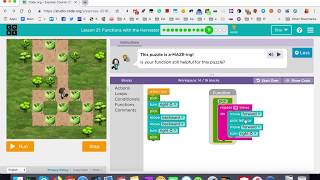 Code.org course Express 2018 Stage 21 Puzzle 11 | Lesson 21: Functions with the Harvester Puzzle #11 Net Worth