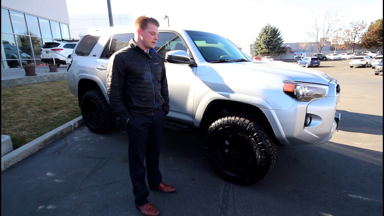 Silver 4runner With Black Out Badges Youtube