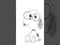 Guess the cartoon character! 🐶 #drawing #snoopy #art #cute #tutorial #nostalgia #sketch #shorts #fyp