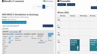 How to Use the Timetable Builder