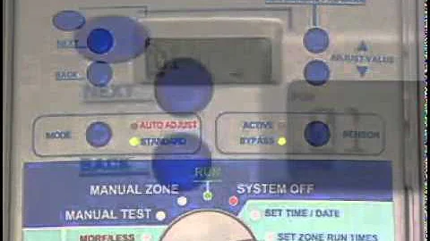 SmartLine Irrigation Timer   Set Zone Run Times mpg   YouTube