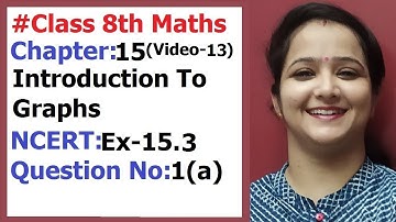 Ncert Class 8 Maths Chapter-15 Introduction To Graph  (Video- 13 ) Ex-15.3 Q- 1(a)