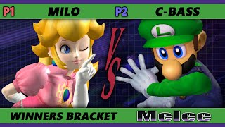 S@X 415 Winners Bracket - Milo (Peach) Vs. C-Bass (Luigi) Smash Melee - SSBM