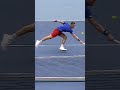 A tweener and a tumble! #shorts #splits #daviscup #tennis