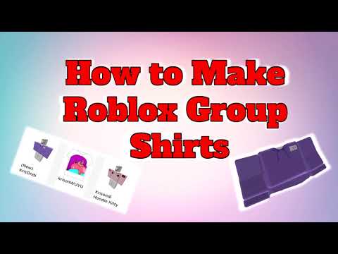 How To Make Roblox Group Shirts Krisondi Youtube - how to make shirts in roblox groups
