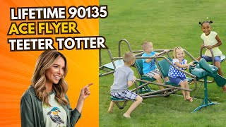 Can 7 Kids Ride the Lifetime Airplane Teeter Totter Ace Flyer