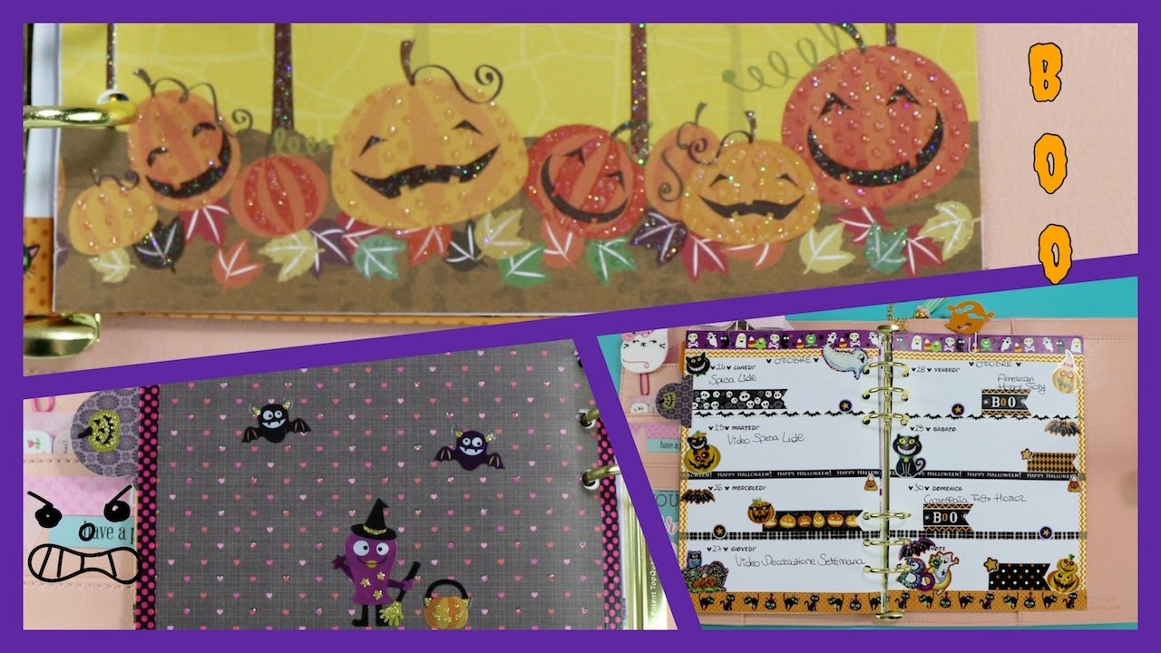 PLAN WITH ME 🎃HALLOWEEN🎃 1° proposta con carte e stickers LIDL