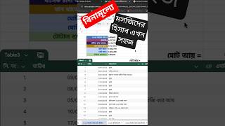মসজিদের হিসাব রাখার সহজ পদ্ধতি | ফ্রি Google Sheet App | মসজিদ কমিটি