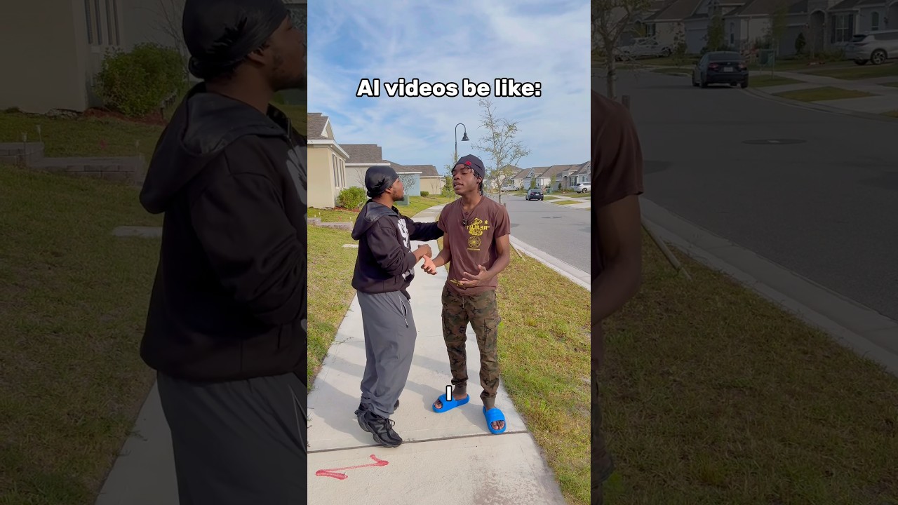 Видео с искусственным интеллектом выглядят примерно так 😂 @keviscap2589