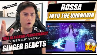 Rossa - Into The Unknown (OST. Disney Frozen 2) | Disney  Hotstar South-East Asia | SINGER REACTION