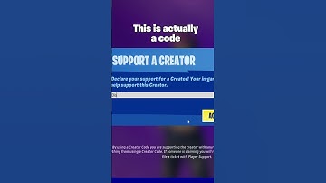 Have you ever wondered what the weirdest support a creator code is?