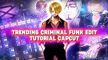 Trending criminal funk edit tutorial capcut like Ae ! Smooth transition vedio editing capcut ! 