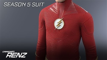 The Flash - CW 3D Season 5 Suit Showcase