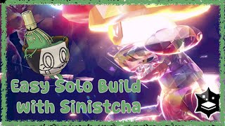 Easy Solo Build with Sinistcha for 7 Star Garchomp Raid