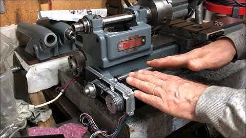 Myford ML10   Z and X axis feed systems