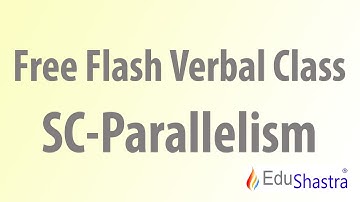 Sentence Correction Parallelism - GMAT, CAT, GMCAT & SAT Class