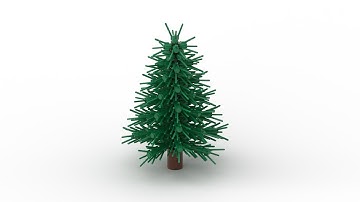 LEGO Pine Tree MOC - Step by step