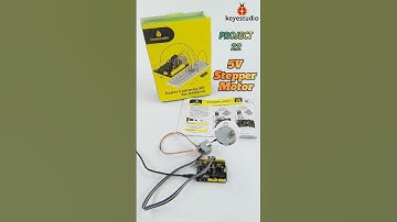 🐞Time for Arduino Super Learning Kit Project 22:5V Stepper Motor #keyestudio #arduino #stem #shorts