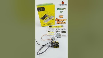 🐞Time for Arduino Super Learning Kit Project 22:5V Stepper Motor #keyestudio #arduino #stem #shorts