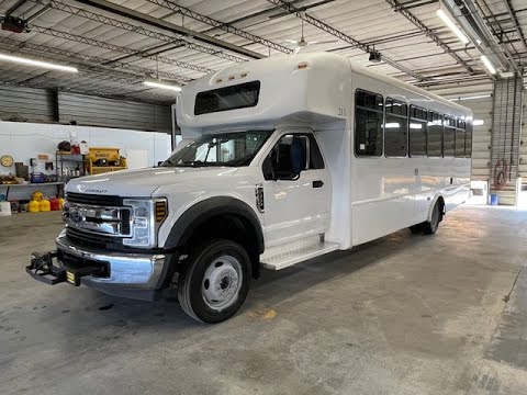 2018 Ford F-550 Starcraft ADA Shuttle walkaround video