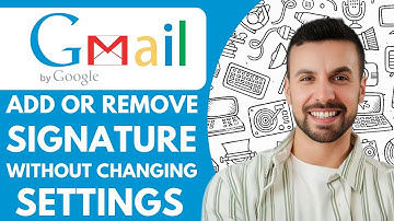 How to Add or Remove a Gmail Signature Without Changing Your Settings - 2025 (NEW METHOD)