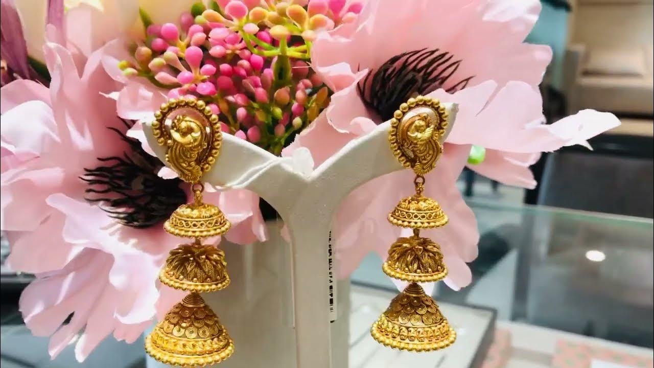 Tanishq Latest Gold Earrings Collections Gold Earrings with price
