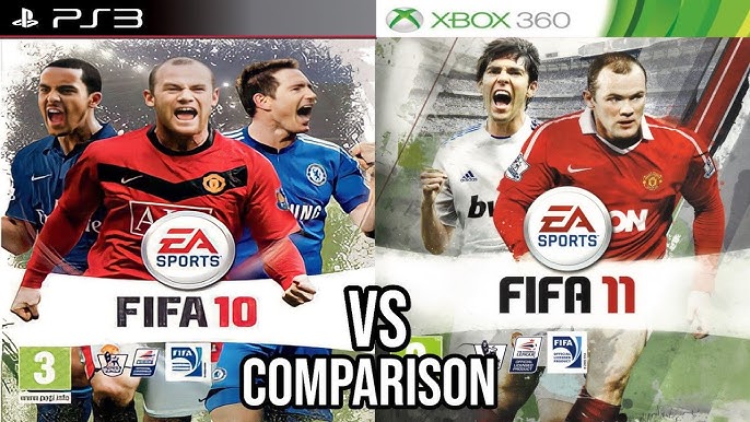 FIFA 10 PS3 Vs FIFA 11 Xbox 360 - YouTube