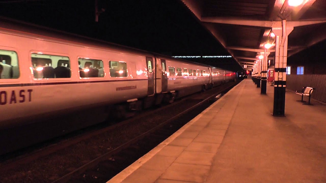91110 Battle Of Britain Memorial Flight at Wakefield westgate with a ECS 06/04/2013 classlink