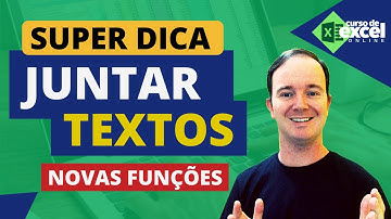 Juntar Textos no Excel | Você sabe como Juntar Textos de duas células no Excel?