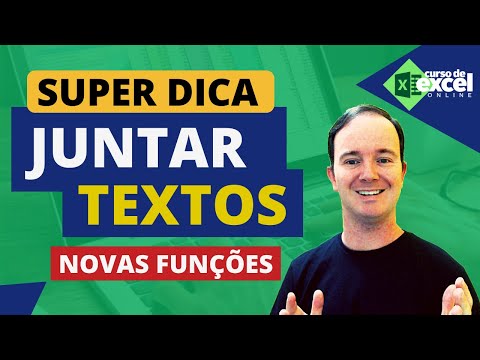 Vídeo: Como Combinar Texto De Células No Excel