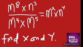 Applying the Laws of Indices