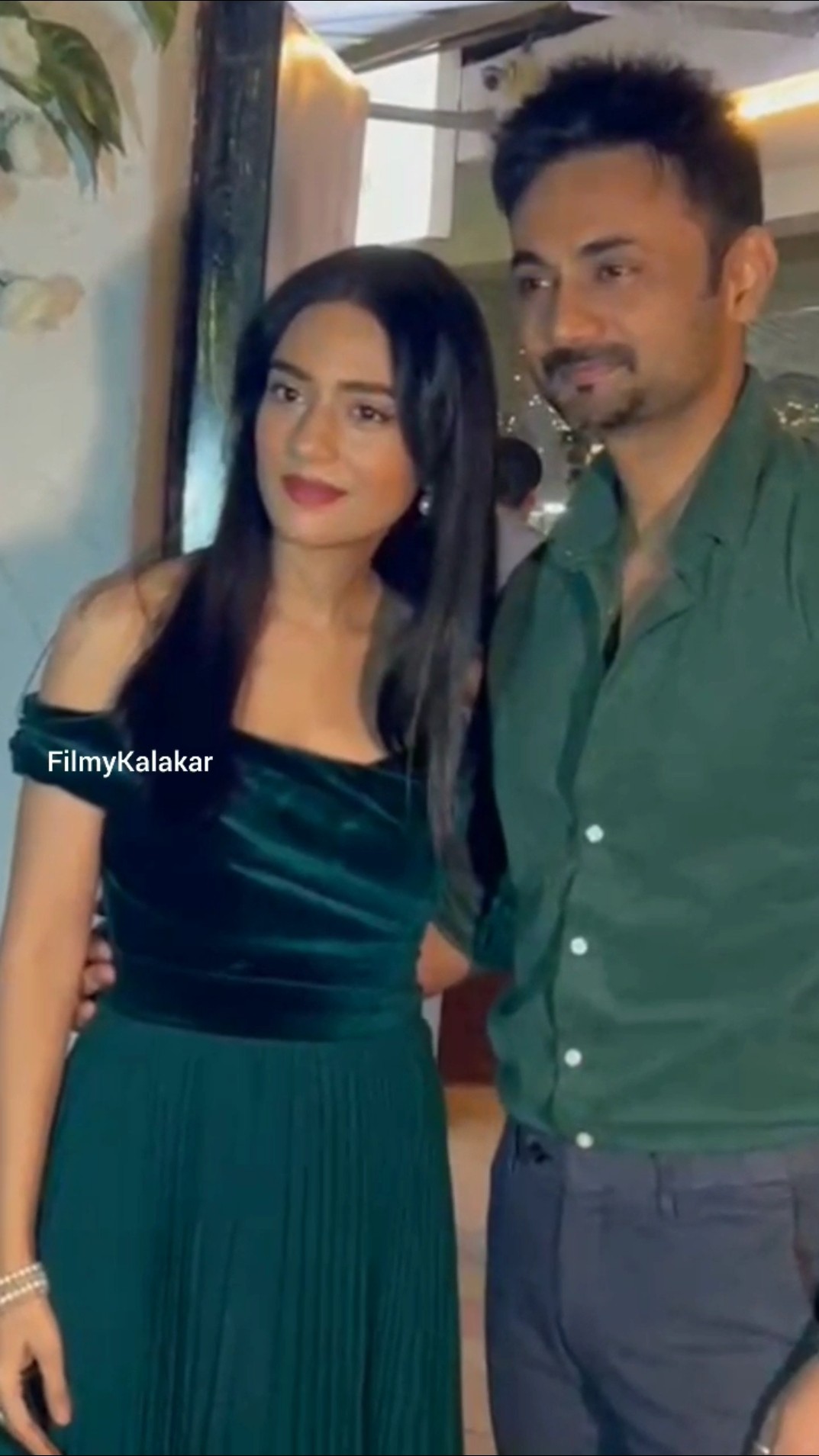 #amritarao looks cute as ever with her beau #rjanmol ❤️ #filmykalakar