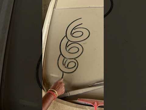 Draw python 🐍 using number 666 #art #shorts