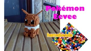 3D Hama Beads Perler Beads Pyssla Eevee How To Embly