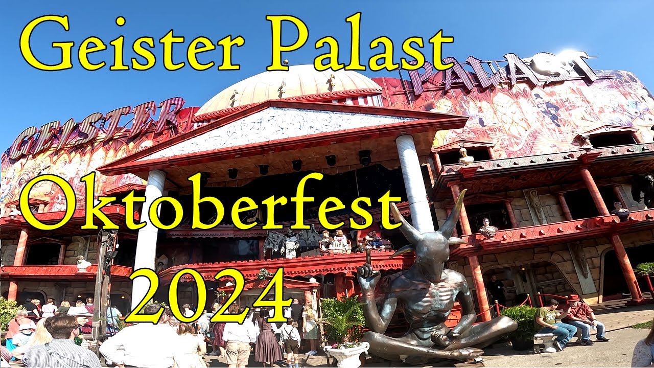 Geister Palast Geisterbahn Oktoberfest Wiesn München 2024 onride