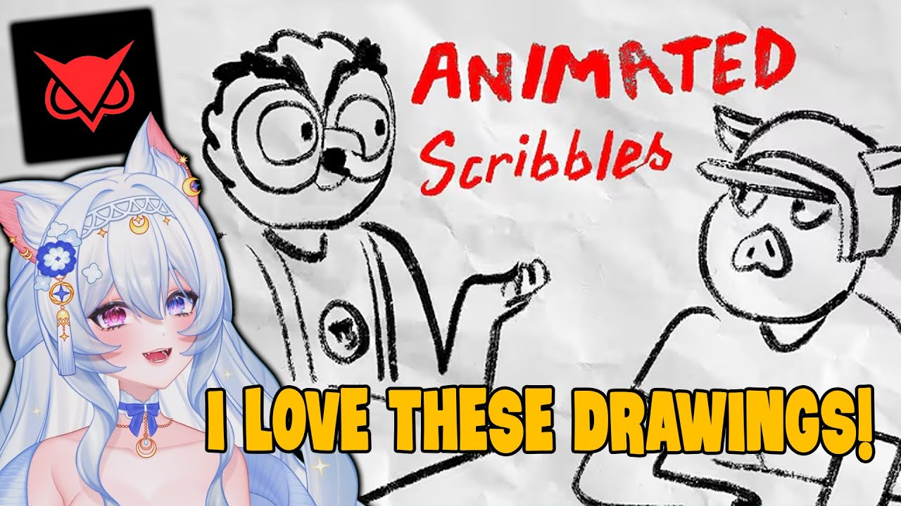 I LOVE THESE DRAWINGS! | Yueho Reacts to VANOSSGAMING Animated Scribbles!