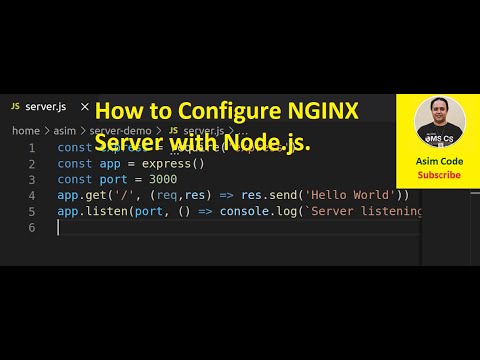 How to Configure NGINX Server with Node js