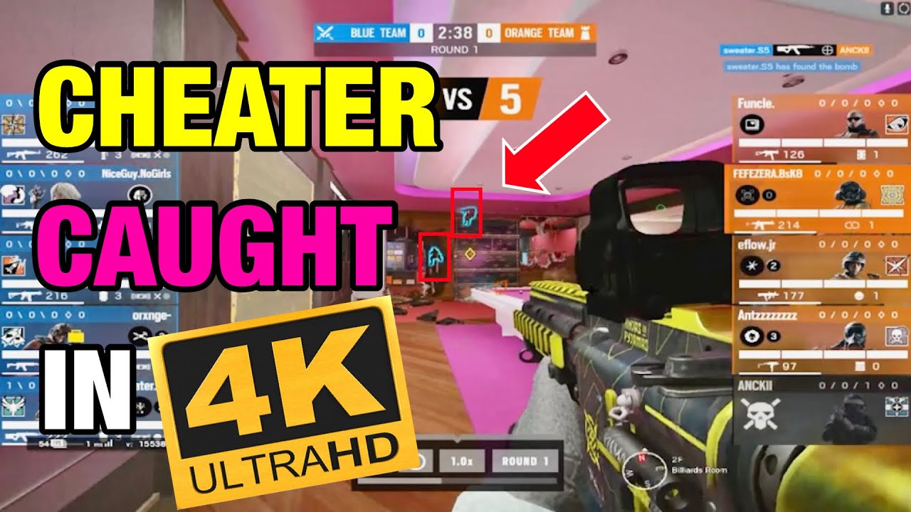 WE CAUGHT THIS CHEATER IN 4K [MATCH REPLAY SYSTEM] - Rainbow Six Siege ...