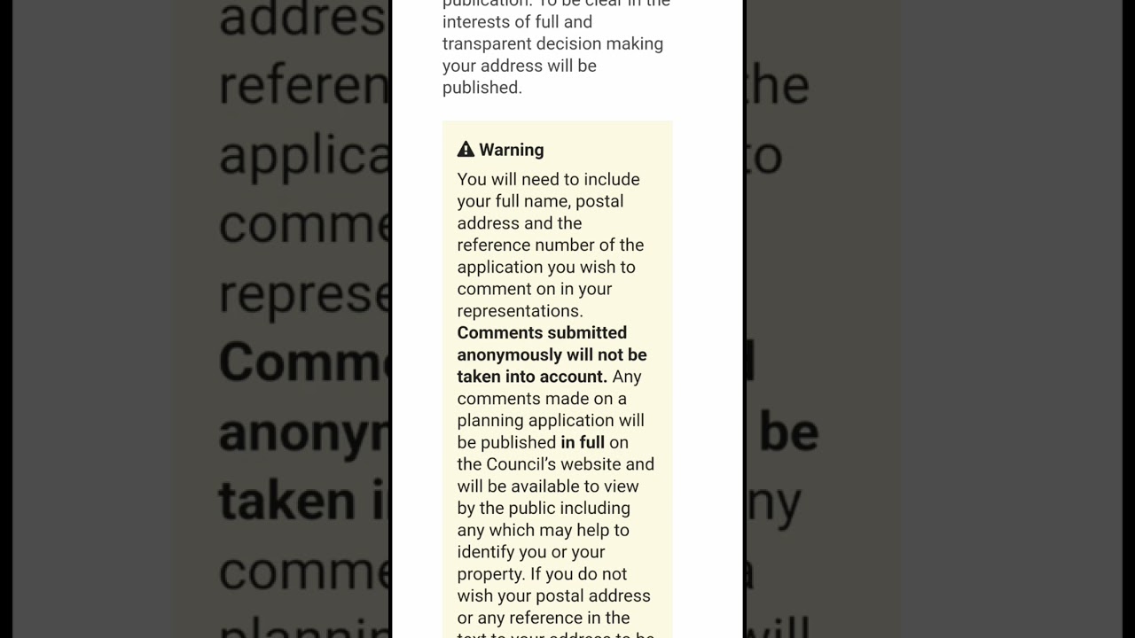 Objection planning application | Kirklees Council complaint Application number2021/48/92734/W