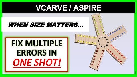 How To Fix Wrong Size Holes [Vectric Vcarve & Aspire Tutorial] - Garrett Fromme