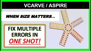 How To Fix Wrong Size Holes [Vectric Vcarve & Aspire Tutorial] - Garrett Fromme