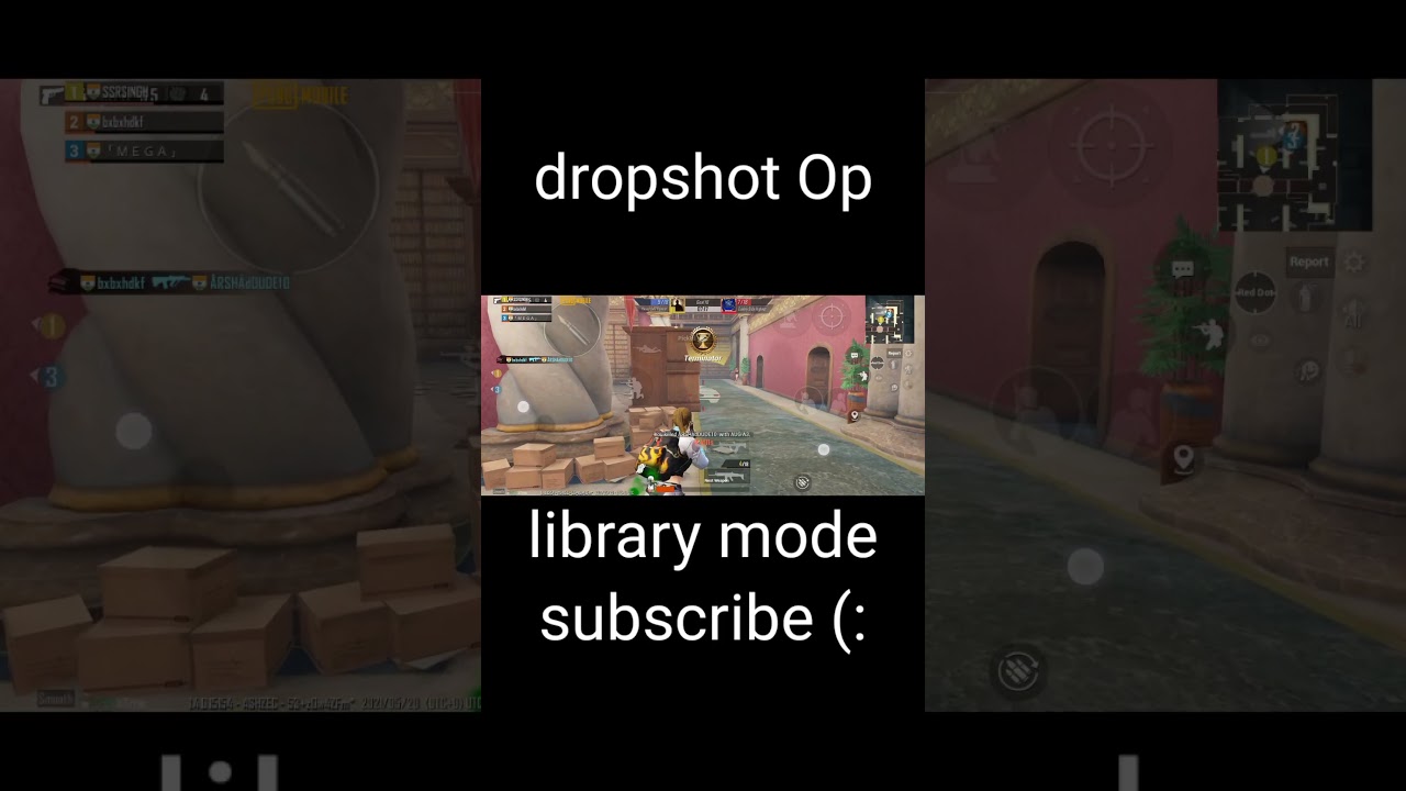 pubg mobile library mode dropshot op 