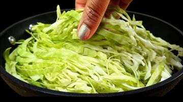 I cook cabbage like this every weekend! Simple and delicious recipe with cabbage!