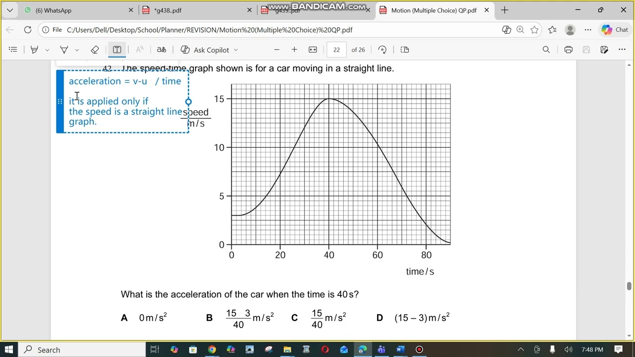 Part 3 non uniform motion curves
