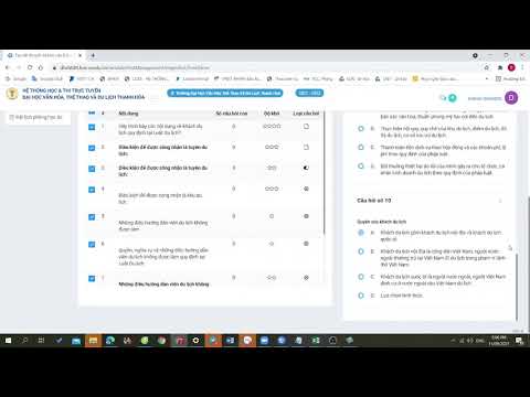 Video VNEDU LMS : HƯỚNG DẪN KHỞI TẠO KỲ THI, KIỂM SOÁT THI,... - youtube