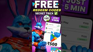 REDEEM CODE IN JUST 5 MIN🔥#redeemcode