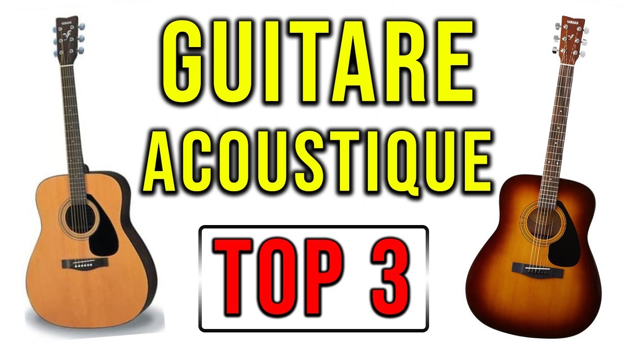 Les meilleurs guitares Folk acoustique pour débutant de 170 à 600